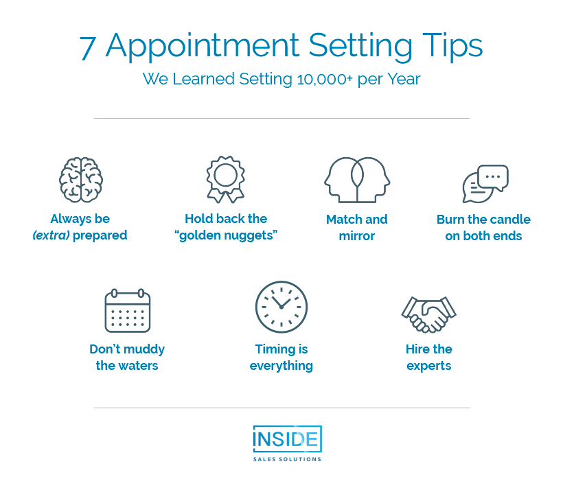 7 appointment setting tips
