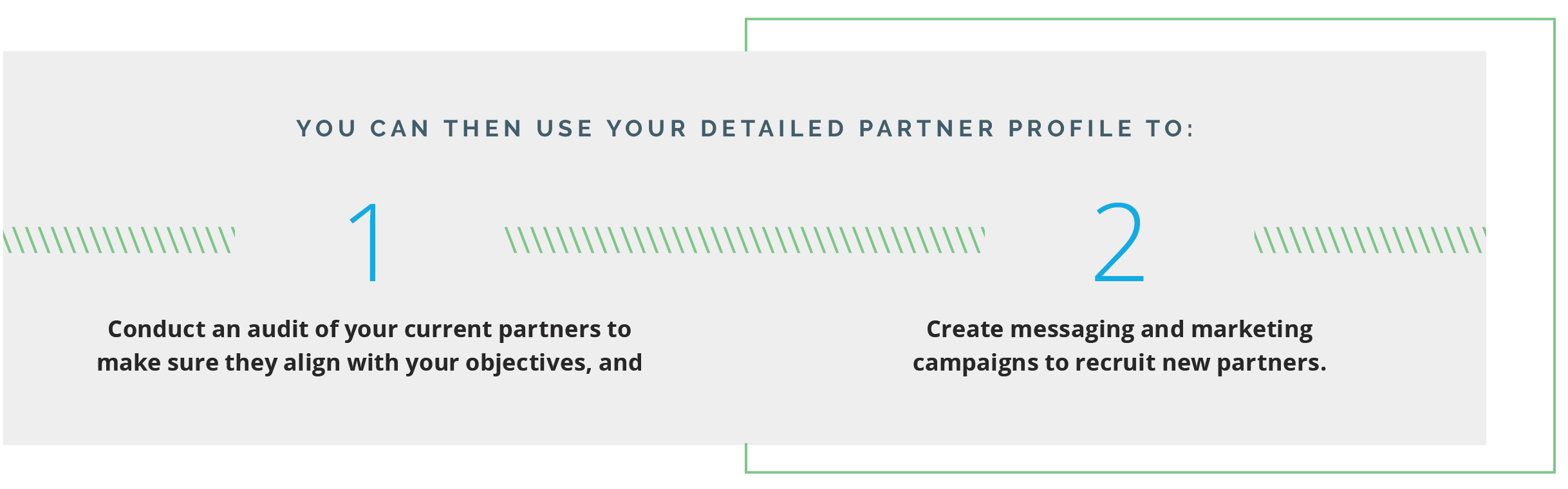 Detailed partner profile graphic